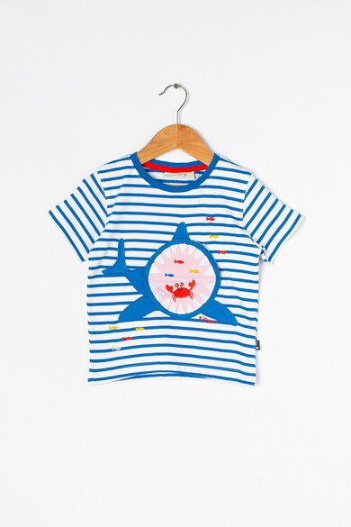 JoJo Maman Bebe Tricou in dungi cu imprimeu cu rechin Baieti