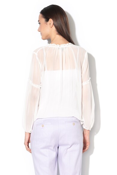 Banana Republic Bluza transparenta cu decolteu in V Femei