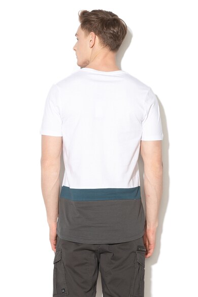 Jack & Jones Tricou slim fit cu detaliu colorblock Nathan Barbati