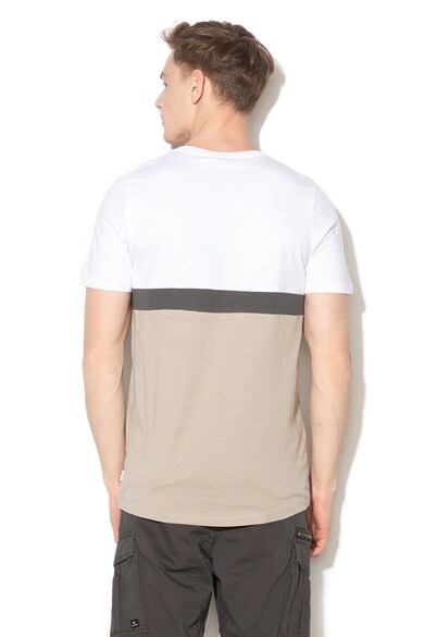 Jack & Jones Tricou slim fit cu detaliu colorblock Nathan Barbati