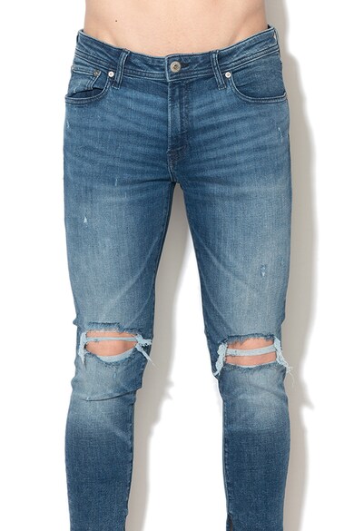 Jack & Jones Blugi skinny cu aspect uzat Liam Barbati