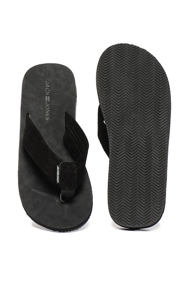 Jack & Jones Papuci flip-flop de piele intoarsa Ramsey Barbati