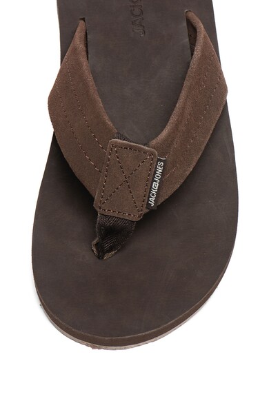 Jack & Jones Papuci flip-flop de piele intoarsa Ramsey Barbati