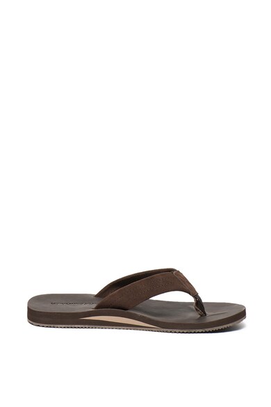 Jack & Jones Papuci flip-flop de piele intoarsa Ramsey Barbati