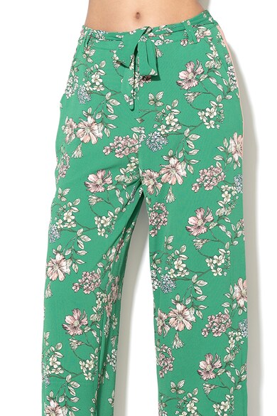 Only Pantaloni drepti cu model floral Casa Femei