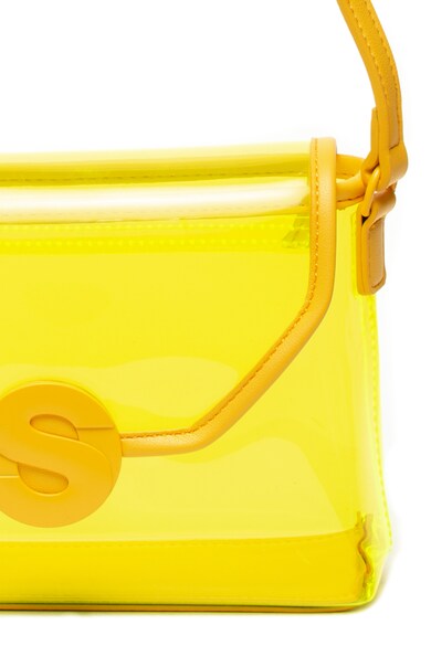 Sisley Geanta crossbody cu aspect transparent Femei