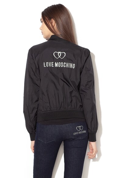 Love Moschino Könnyű súlyú bomberdzseki logómintával női