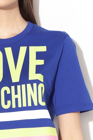 Love Moschino Тениска с лого Жени