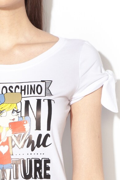 Love Moschino Тениска с шарка Жени
