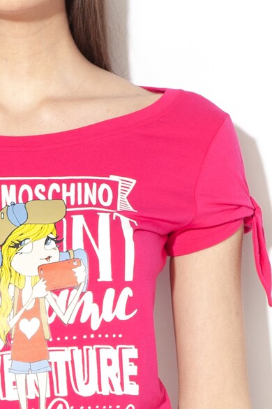 Love Moschino Tricou cu imprimeu grafic Femei