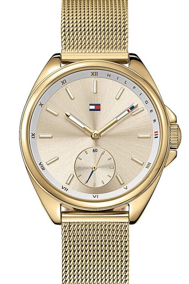 Tommy Hilfiger Ceas quartz cu bratara cu model plasa Ava Femei