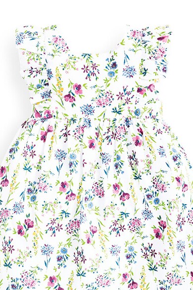 JoJo Maman Bebe Rochie evazata cu model floral Fete