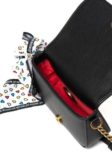 Love Moschino Geanta crossbody de piele ecologica, cu aplicatie logo Femei