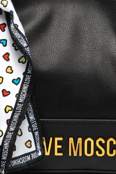 Love Moschino Műbőr kézitáska logórátéttel női