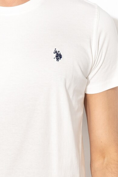 U.S. Polo Assn. Póló hímzett logóval férfi