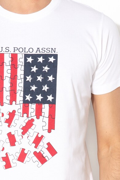 U.S. Polo Assn. Logómintás póló férfi