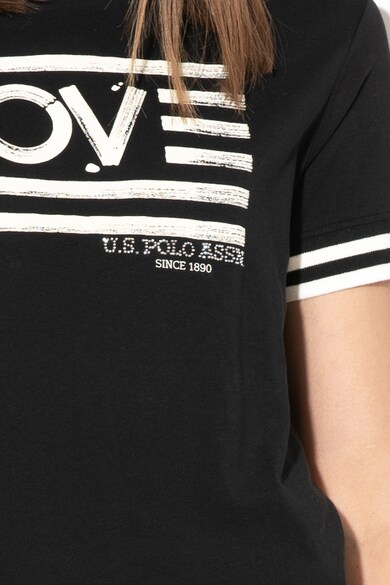 U.S. Polo Assn. Тениска с релефно лого Жени