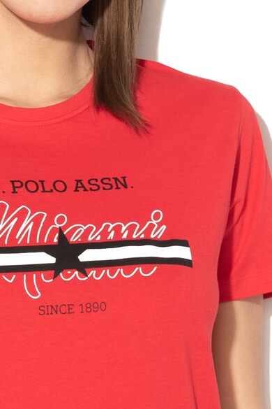 U.S. Polo Assn. Tricou cu imprimeu logo Femei