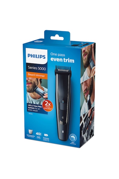 Philips Aparat de tuns barba  BT5515/15, 40 de setari, 0.4-20 mm, husa, Negru Barbati