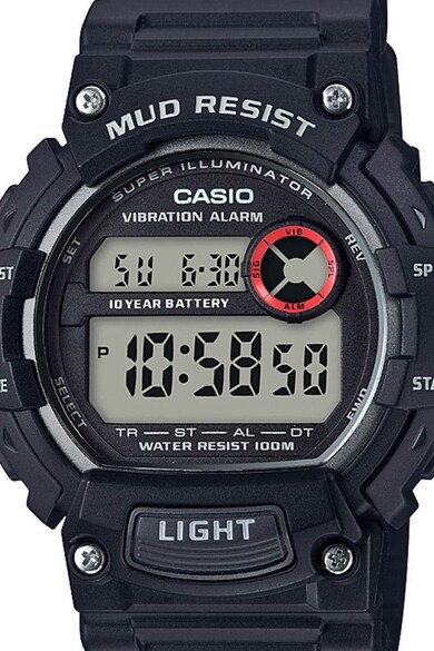 Casio Ceas digital cu functii multiple si bratara de cauciuc Barbati