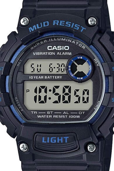 Casio Ceas digital cu functii multiple si bratara de plastic Barbati