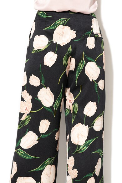 Marella Pantaloni cu croiala ampla si imprimeu floral Cresta Femei