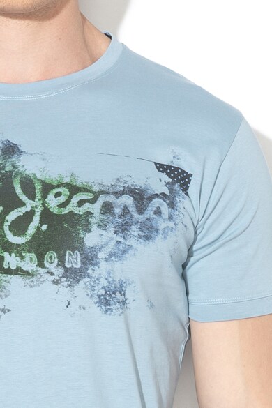 Pepe Jeans London Tricou cu decolteu rotund si imprimeu logo Goodge Barbati