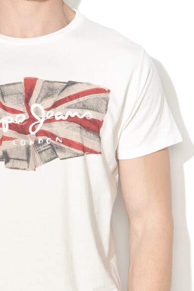 Pepe Jeans London Tricou regular fit cu imprimeu logo Flag Barbati