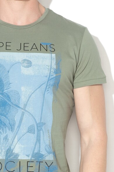 Pepe Jeans London Freddie virágmintás slim fit póló férfi