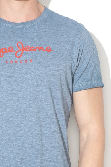 Pepe Jeans London Tricou regular fit cu imprimeu logo Don Barbati