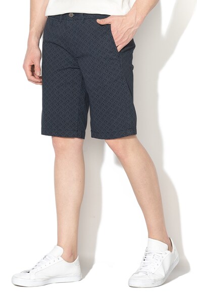 Pepe Jeans London Bermude chino cu model geometric Blackburn Barbati