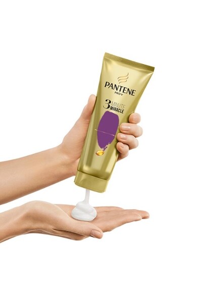 Pantene Balsam  Pro-V Superfood 3 Minute Miracle pentru par salbit si subtiat, 200 ml Femei