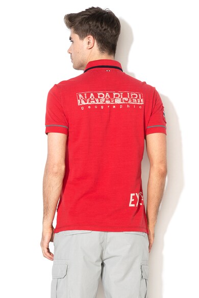 Napapijri Тениска Elize с яка и апликации Мъже