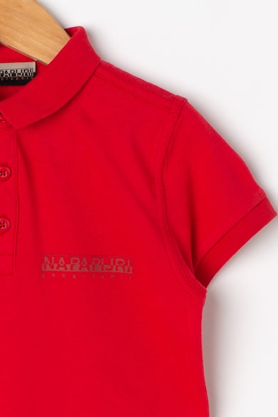 Napapijri Tricou polo cu imprimeu discret Evora Fete