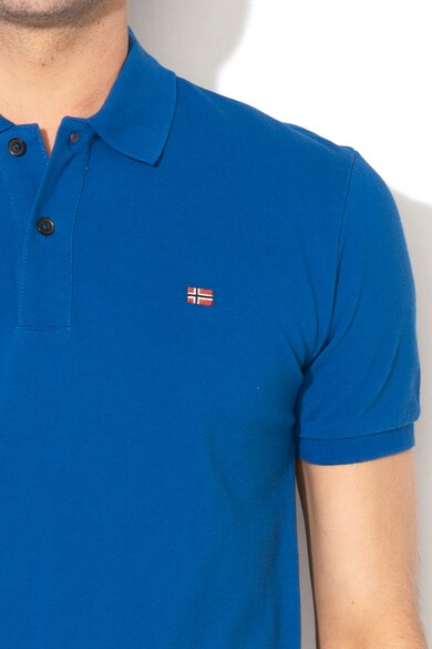 Napapijri Tricou polo din material pique Elios Barbati