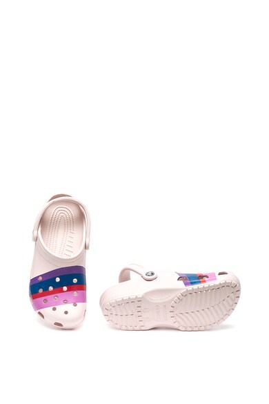 Crocs Saboti cu bareta slingback convertibila, cu dungi Femei