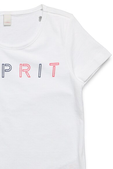 Esprit Tricou cu imprimeu logo contrastant Fete