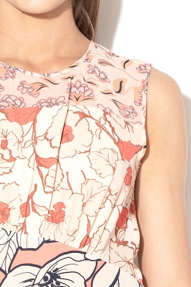 Sisley A-vonalú virágmintás ruha női