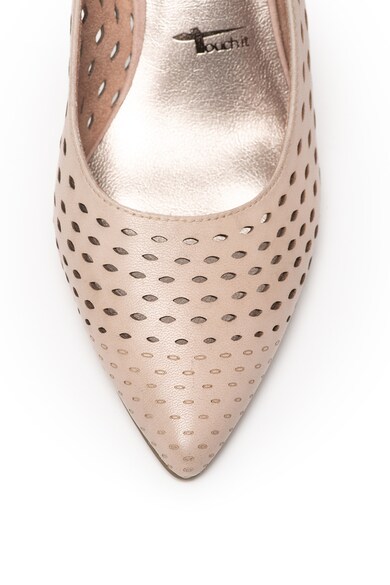 Tamaris Pantofi slingback de piele cu perforatii Femei
