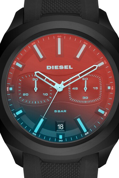 Diesel Chrono karóra szilikonszíjjal férfi