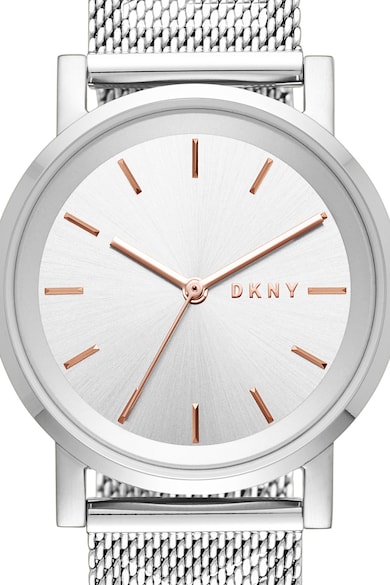 DKNY Ceas quartz cu bratara cu aspect de plasa Femei