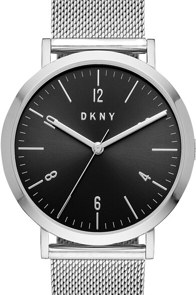 DKNY Ceas rotund cu bratara cu model plasa Femei