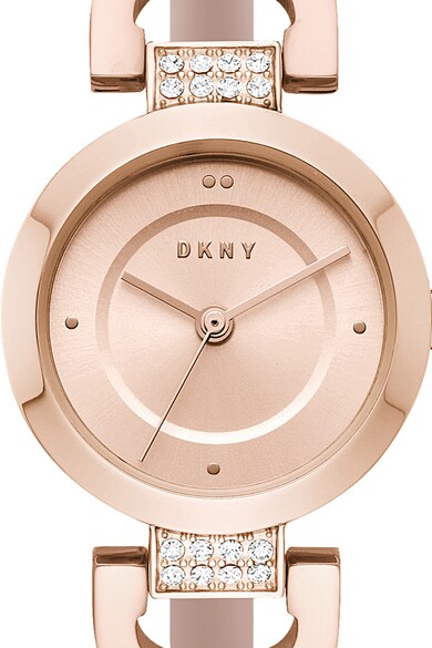 DKNY Часовник с метална верижка и декоративни камъни Жени
