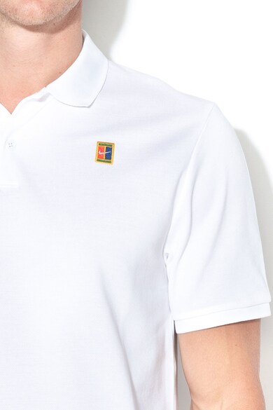 Nike Tricou polo cu aplicatie logo, pentru tenis Heritage Barbati