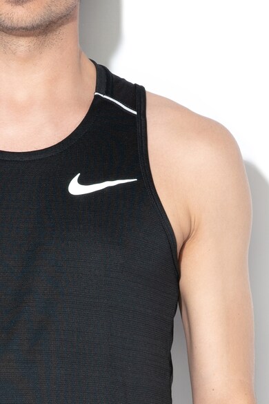 Nike Top cu logo reflectorizant si Dri-Fit, pentru alergare Barbati