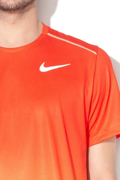 Nike Tricou standard fit cu microperforatii si Dri-Fit, pentru alergare Miler Barbati