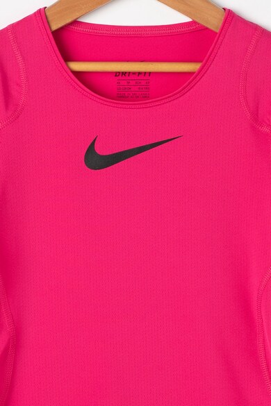 Nike Tricou cu imprimeu logo si Dri-Fit, pentru fitness Fete