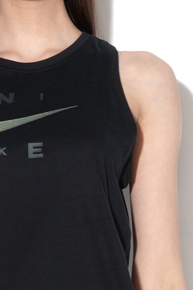 Nike Фитнес топ с изрязан гръб Dry Fit Жени