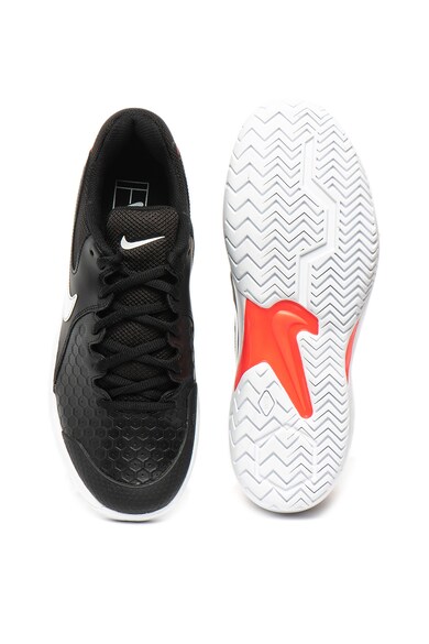 Nike Pantofi cu insertii de piele, pentru tenis Air Zoom Resistance Barbati