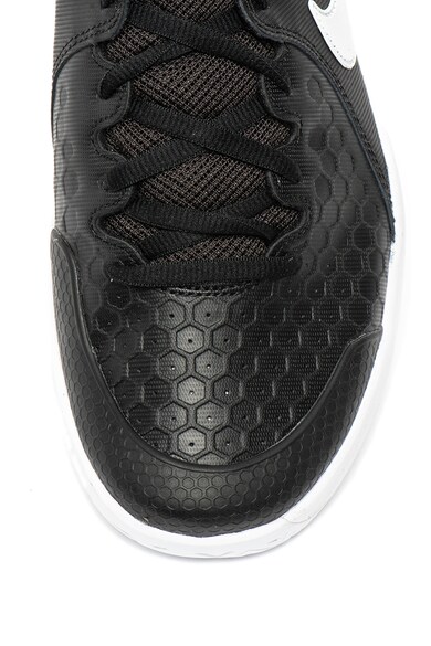 Nike Pantofi cu insertii de piele, pentru tenis Air Zoom Resistance Barbati